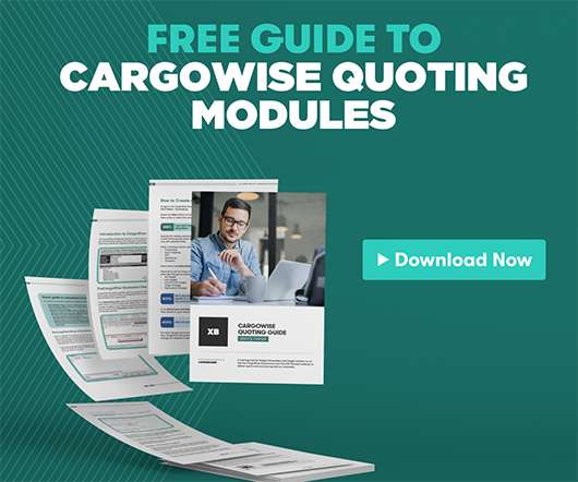 Downloadable Training Guide: Quoting With CargoWise Modules